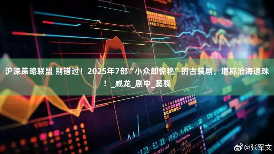 沪深策略联盟 别错过！2025年7部“小众却惊艳”的古装剧，堪称沧海遗珠！_威龙_剧中_窦骁